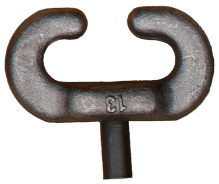 stiftkoppling till skogsmaskinskedjor